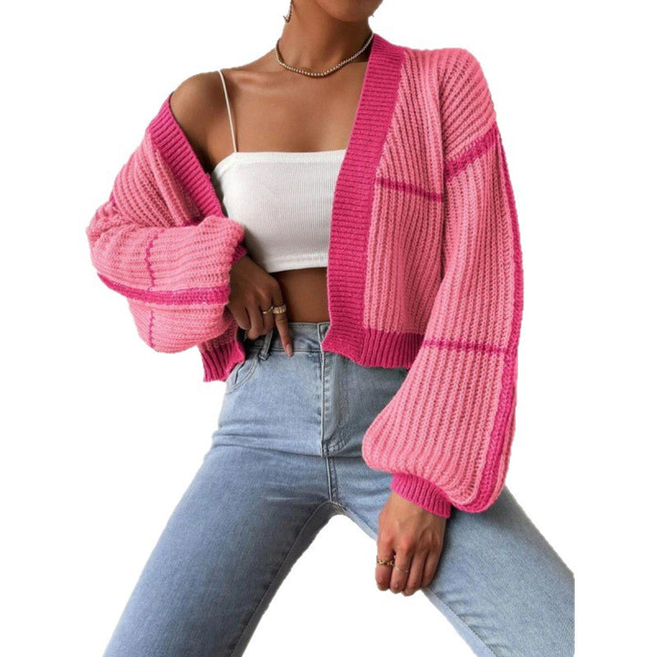 Damen Großer Strickcardigan mit voluminösen Ärmeln Drune