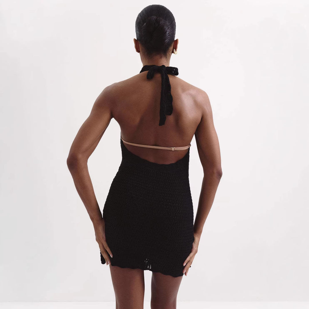 Damen Netzschal-Kleid Drune
