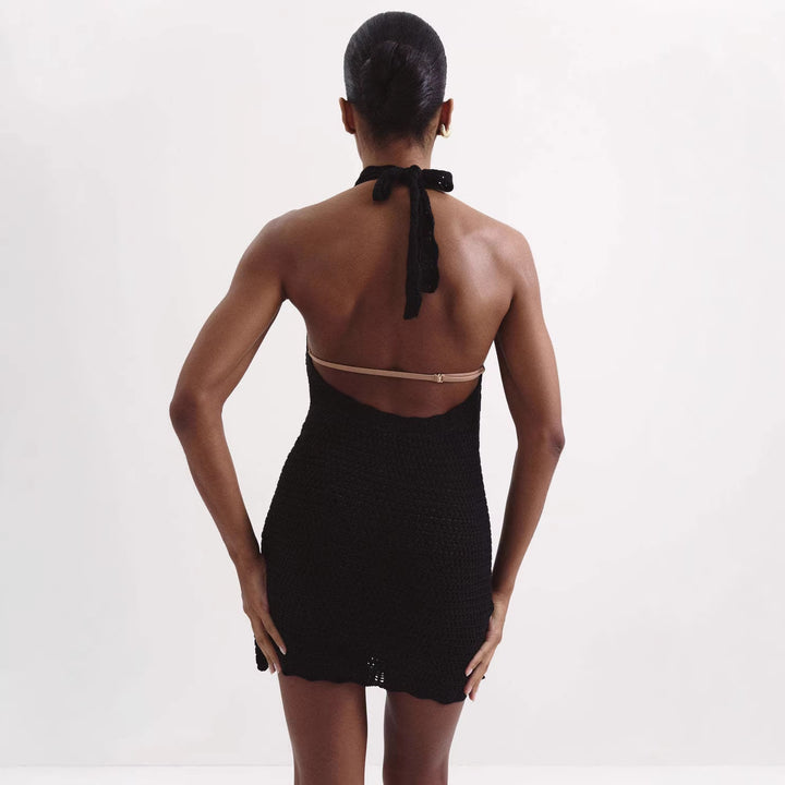 Damen Netzschal-Kleid Drune