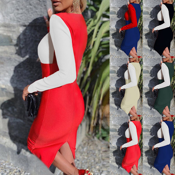 Damen figurbetontes Kleid Drune