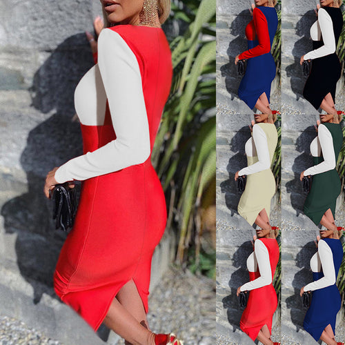 Damen figurbetontes Kleid Drune