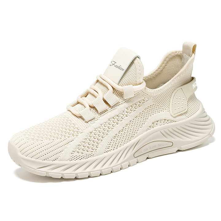 Damen nan atmungsaktive Strick-Sneaker mit gepolstertem Memory-Foam-Fußbett Drune