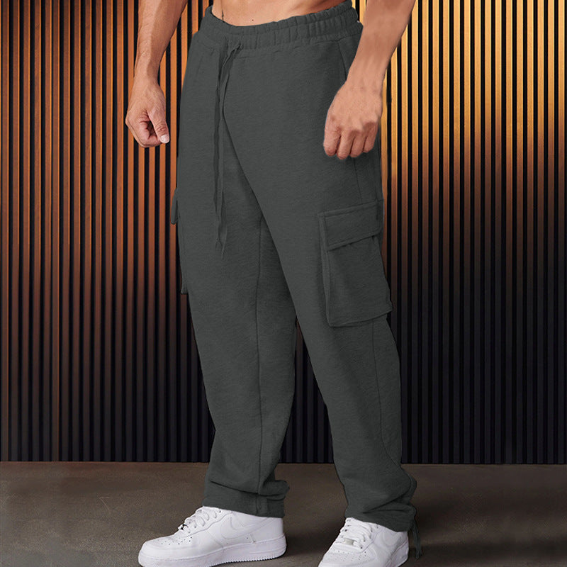 Herren Cargo-Jogginghose mit verstellbarem Bund und praktischen Seitentaschen Drune