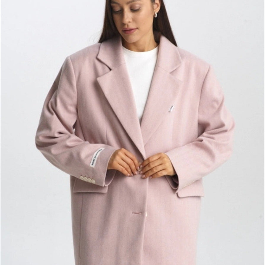 Damen eleganter Blazer im modernen Schnitt mit minimalistischen Details Drune