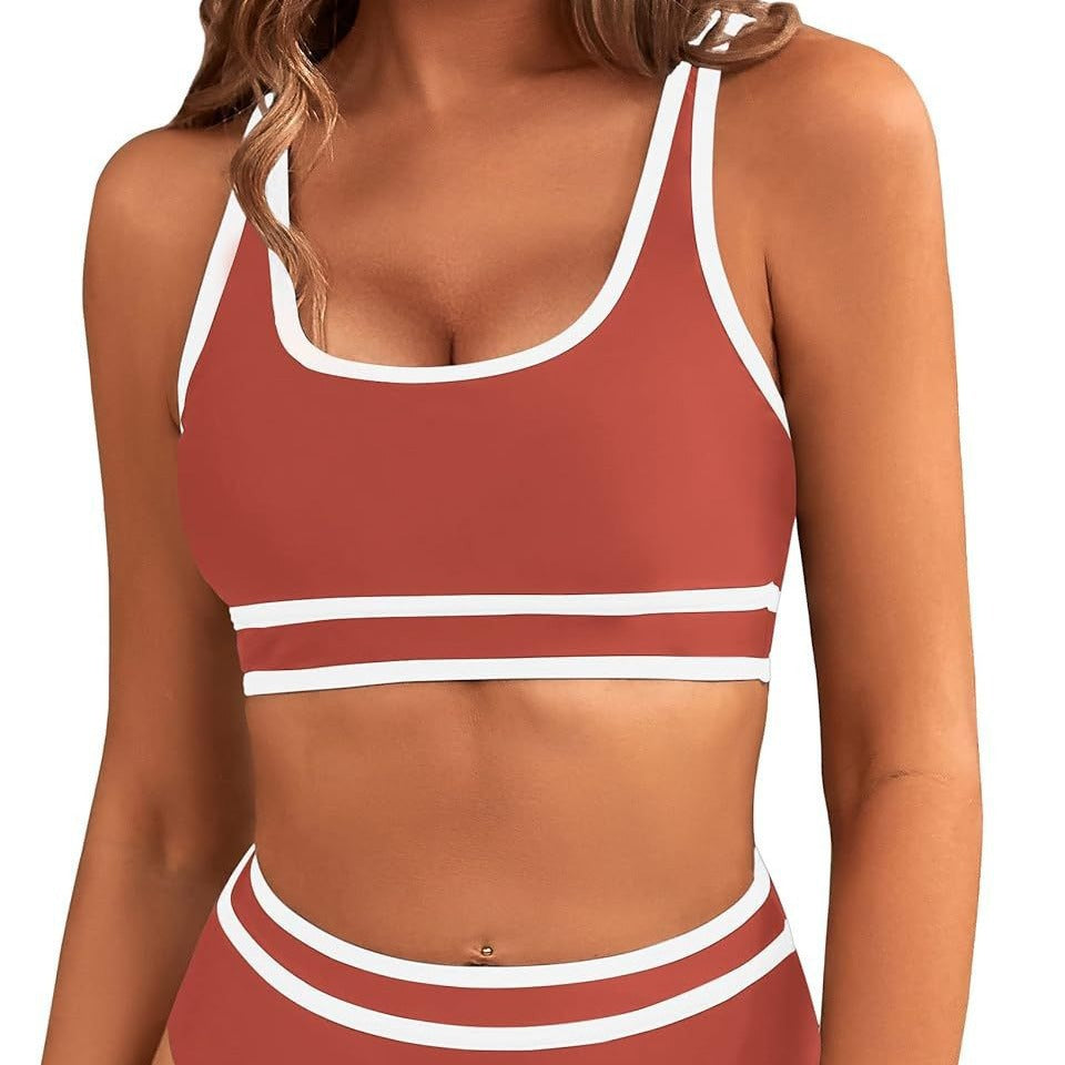Damen Hochgeschnittener Sportbikini mit ergonomischem Design Drune