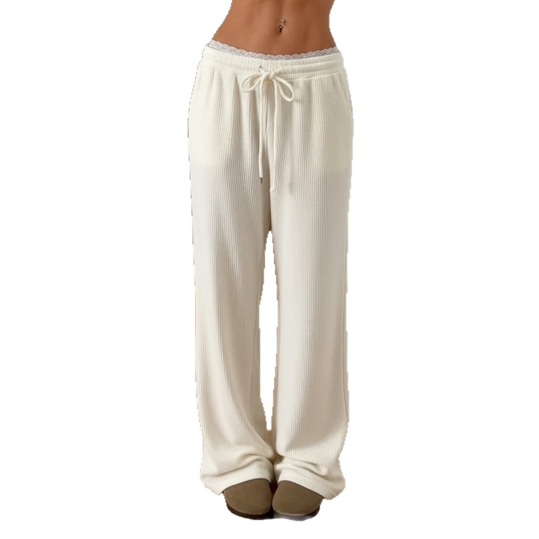 Damen Flared Sweatpants mit elastischem Bund und komfortablem Design Drune