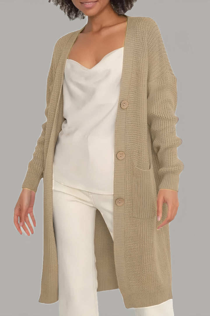 Damen Strickjacke mit hochwertigen Knöpfen Drune