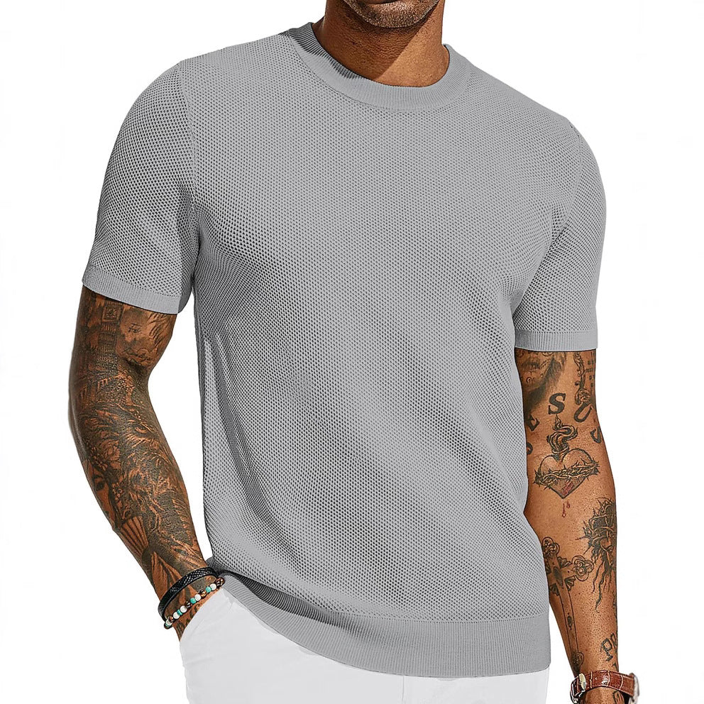 Herren atmungsaktives Netz-T-Shirt Drune