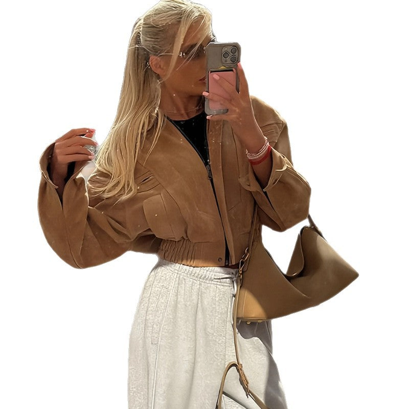 Damen Übergangsjacke im aufregendem Oversized-Design mit eleganten Details Drune