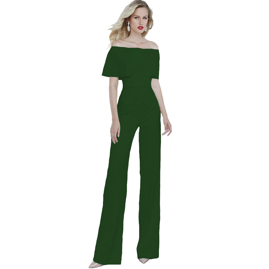 Drune | Eleganter V-Ausschnitt Jumpsuit