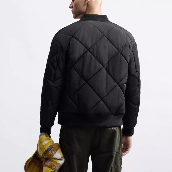 Herren gesteppte Freizeitjacke mit sportlichem Schnitt und seitlichen Taschen Drune