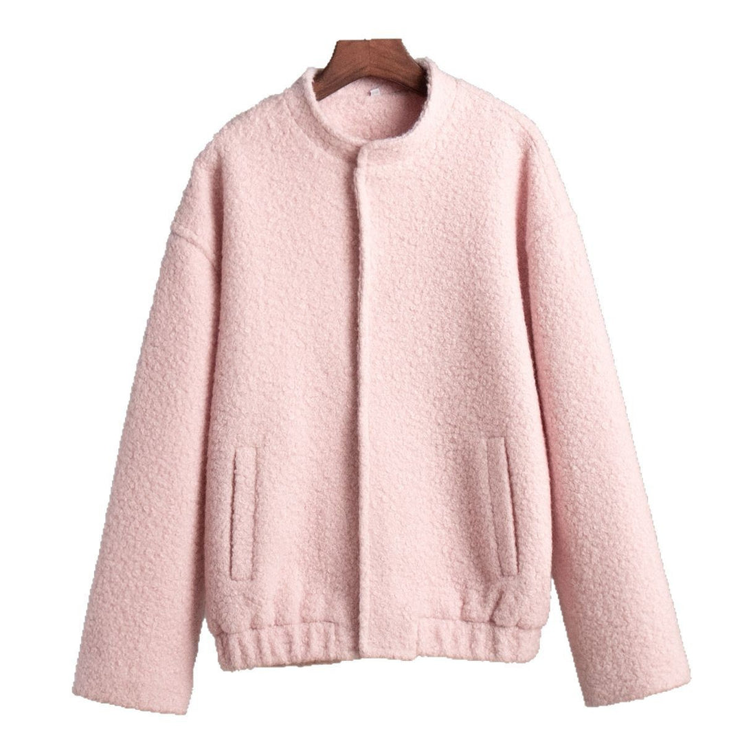Damen bequeme Fleecejacke im Kurzschnitt Drune