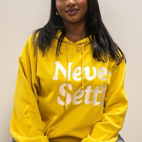 Damen Hoodie mit motivierendem Schriftzug Drune
