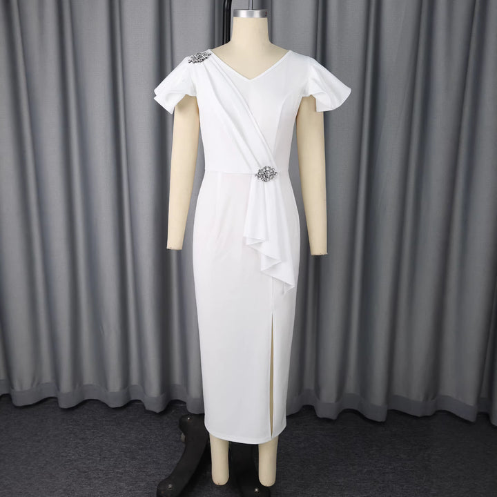 Damen Elegantes Abendkleid mit figurbetonender Silhouette Drune