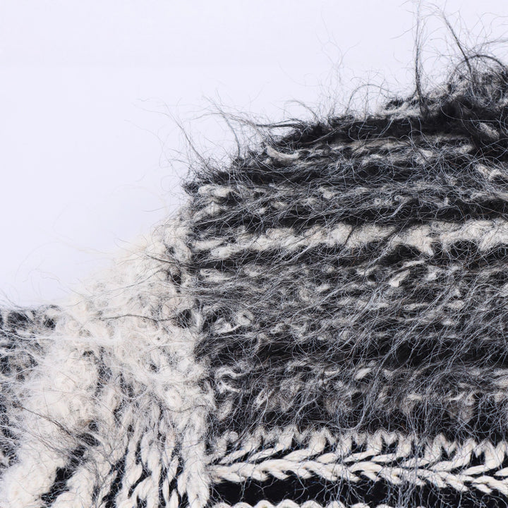 Damen Gemusterter Langarm-Cardigan mit Knopfleiste Drune