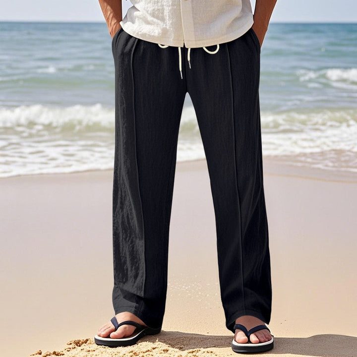 Herren Freizeithose mit elastischem Bund und seitlichen Taschen Drune