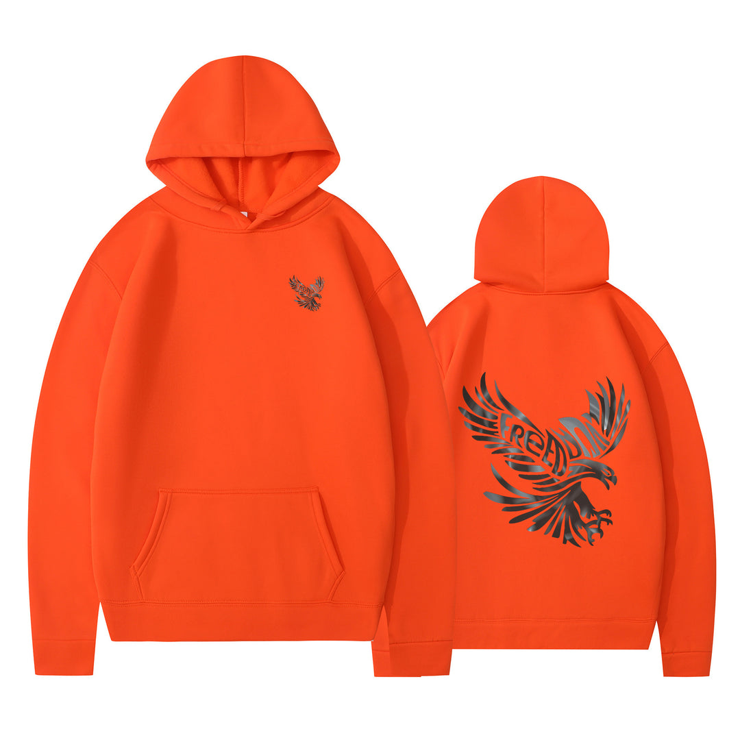 Damen Kapuzenpullover mit ikonischem Adlerdesign und weichem Innenfutter Drune