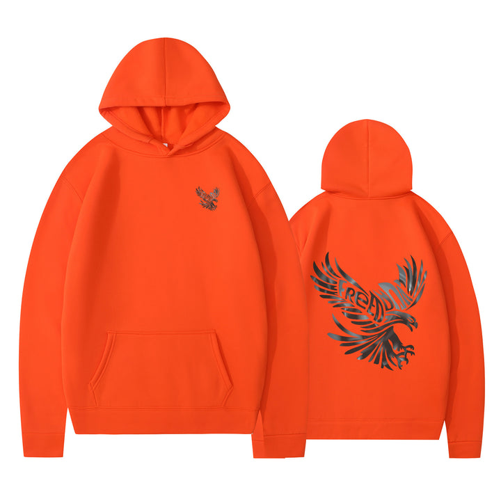 Damen Kapuzenpullover mit ikonischem Adlerdesign und weichem Innenfutter Drune