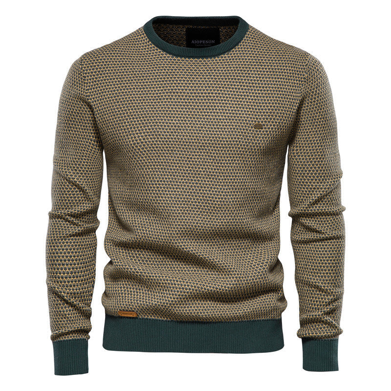 Herren Strickpullover im modernen Wabenmuster mit angenehmem Tragegefühl Drune