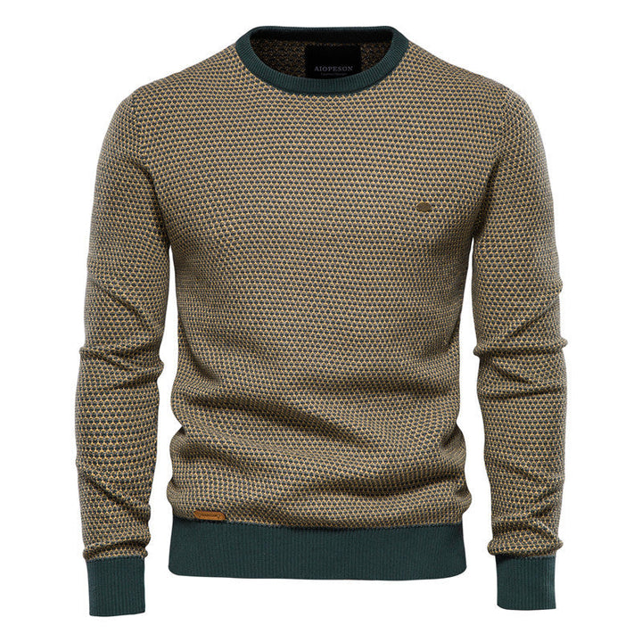 Herren Strickpullover im modernen Wabenmuster mit angenehmem Tragegefühl Drune