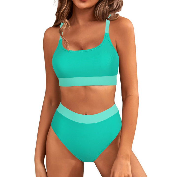 Damen Bikini-Set mit hohem Bund und sportlichem Schnitt Drune