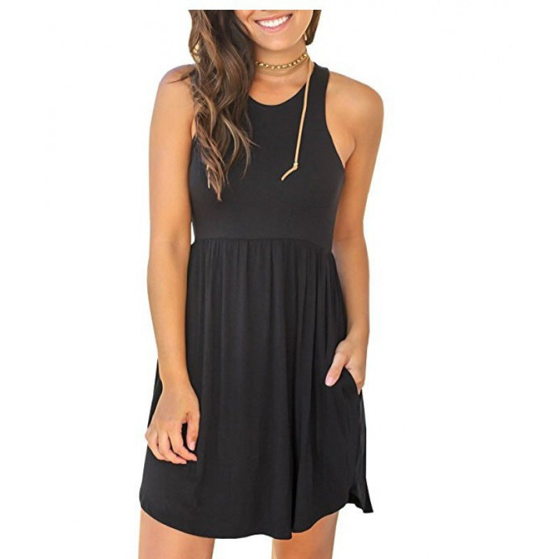 Damen Freizeitkleid mit lässigem Schnitt und praktischen Taschen Drune