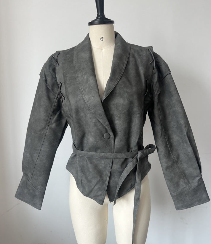 Damen modische Jeansjacke Drune