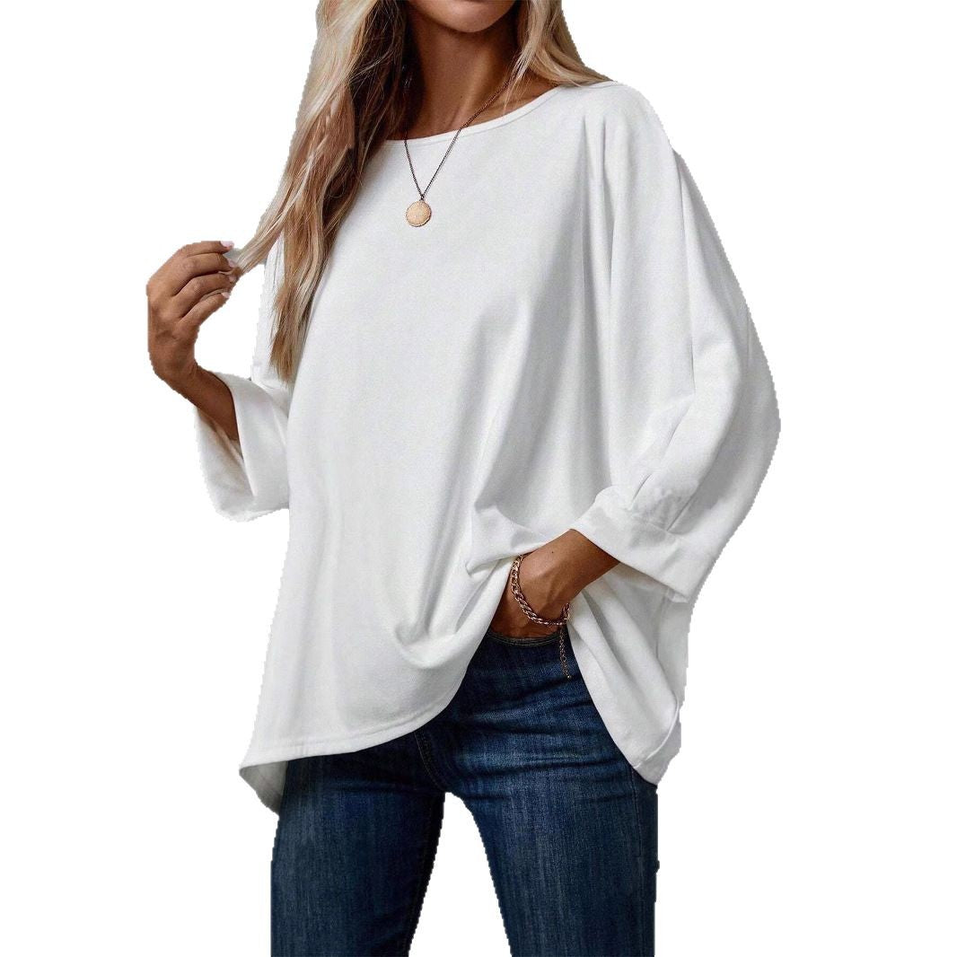 Damen oversized T-Shirt mit weitem Schnitt und moderner Silhouette Drune