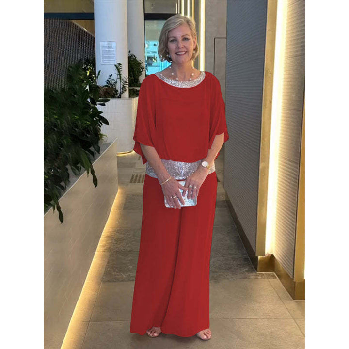 Damen Eleganter Abend-Jumpsuit Drune
