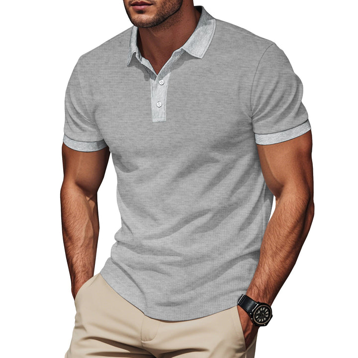 Herren Poloshirt mit strukturiertem Design und Komfortbund Drune
