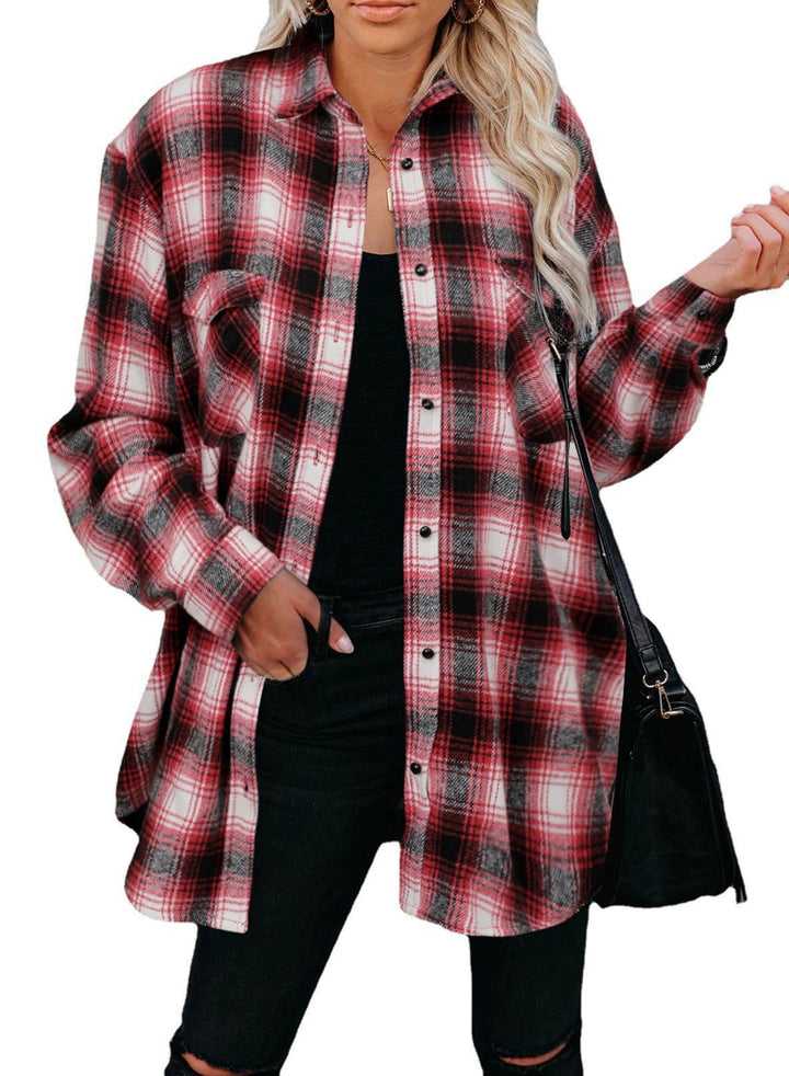 Damen Flanellhemd Drune