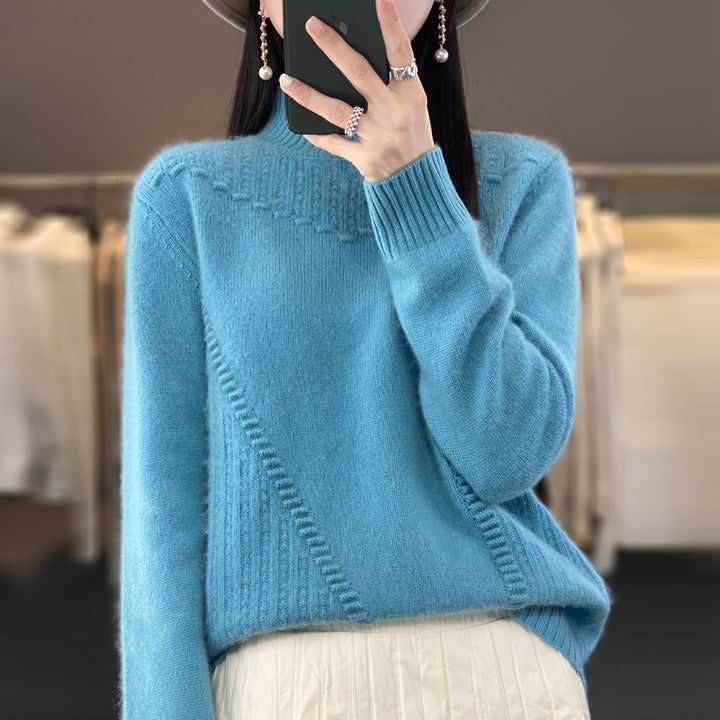 Damen Eleganter und bequemer Strickpullover mit einzigartigem Design Drune