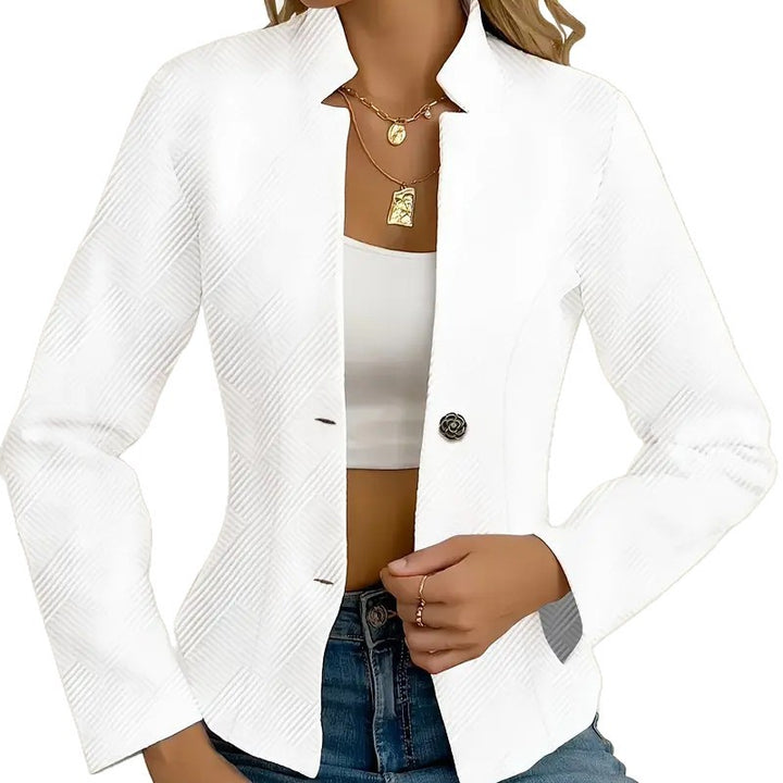 Damen Taillierte Blazerjacke mit elegantem Schnitt und Knopfdetails Drune