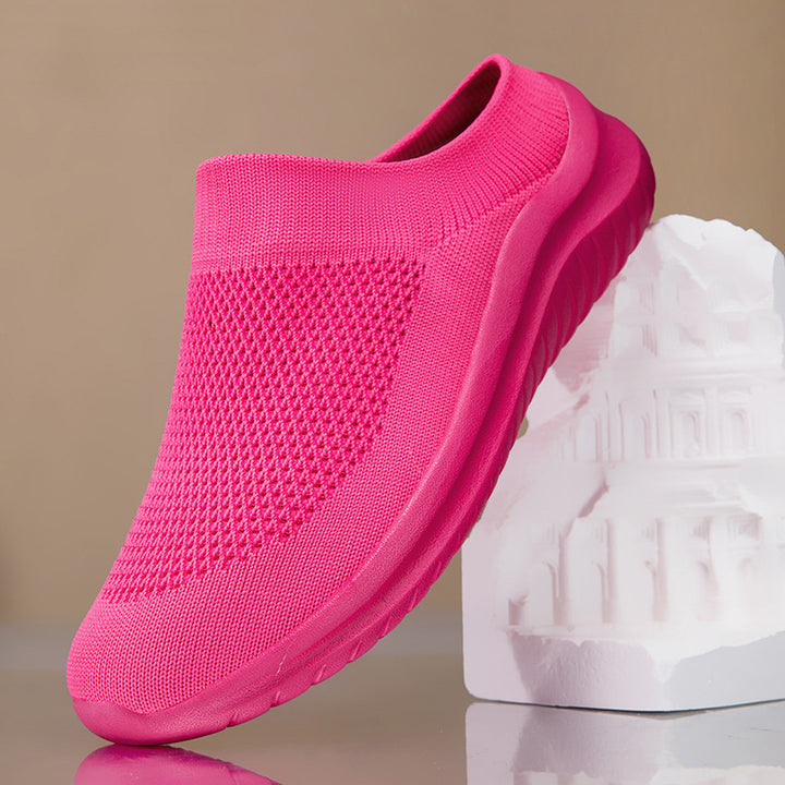Damen nan Slip-On-Stricktrainer mit sockenhaftem Schaft und ergonomischer Dämpfungssohle Drune