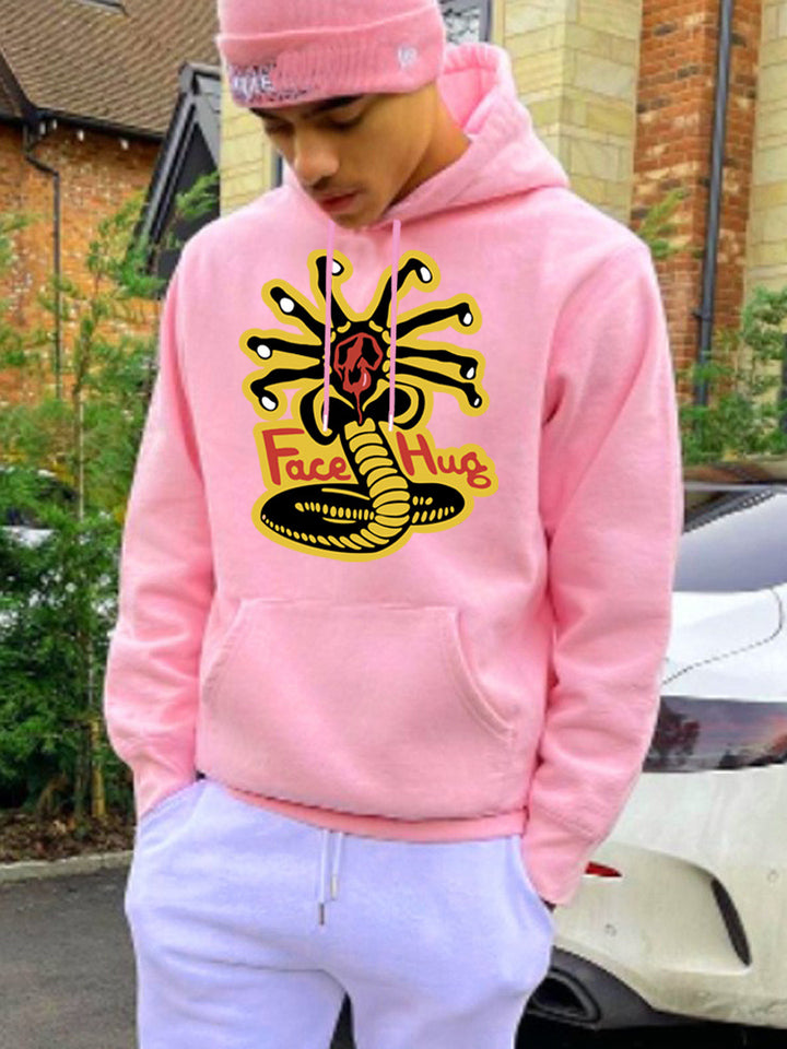 Damen Kapuzenpullover mit auffälligem Grafikdesign Drune