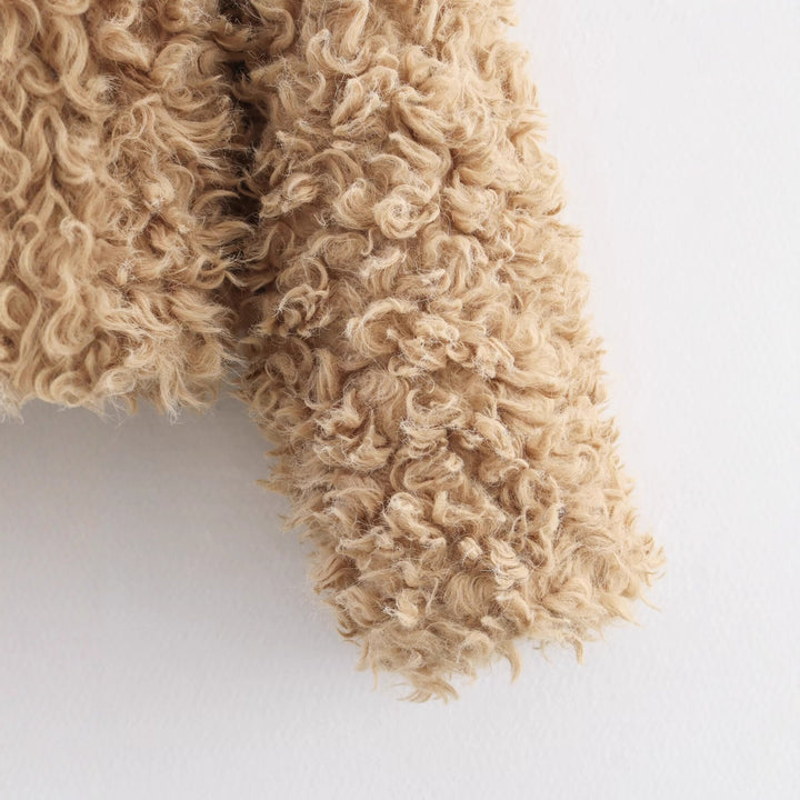 Damen Kuschelige Felljacke mit oversized Schnitt Drune