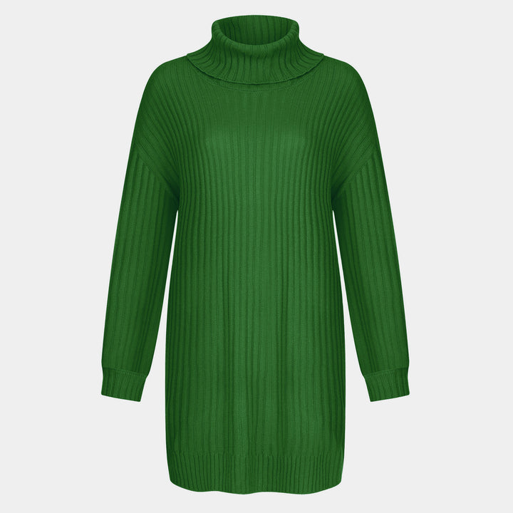 Damen Grobstrick Rollkragenpullover im lässigen Schnitt Drune