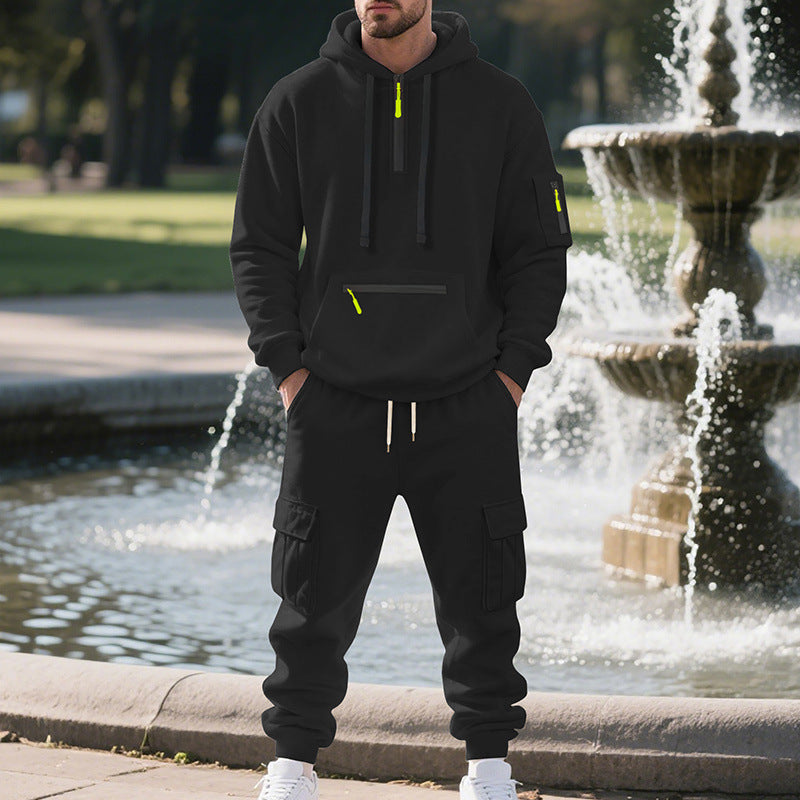 Herren Trainingsanzug mit modernem Schnitt und praktischen Taschen Drune