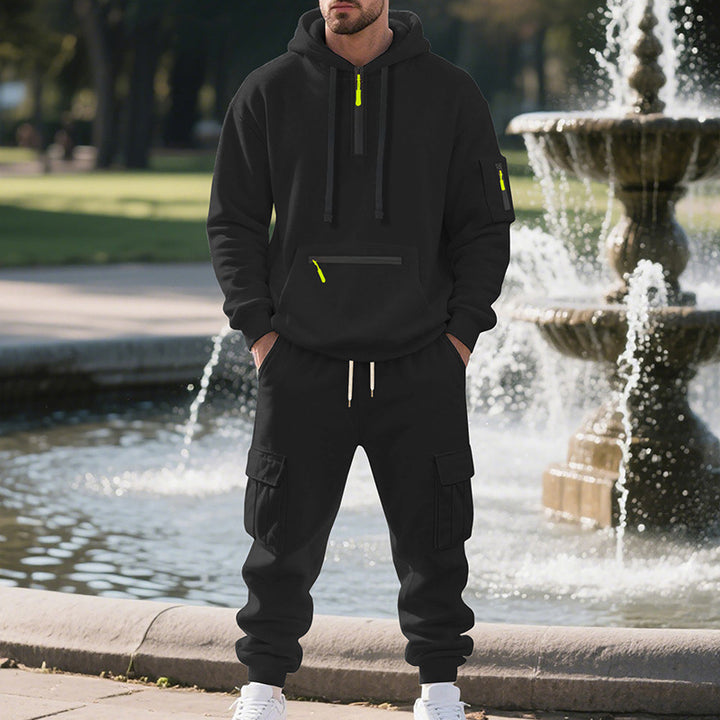 Herren Trainingsanzug mit modernem Schnitt und praktischen Taschen Drune