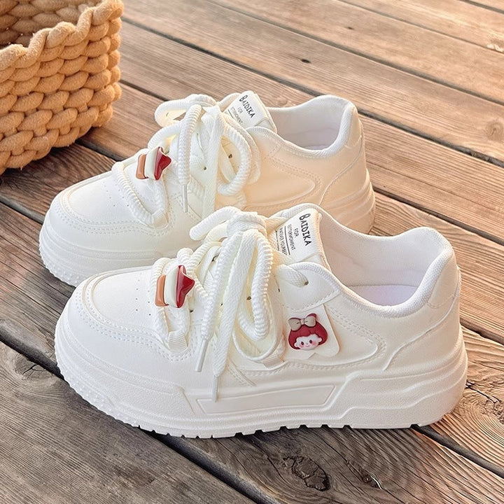 Damen Sportliche Sneaker mit dekorativen Tierapplikationen und dämpfender Sohle Drune