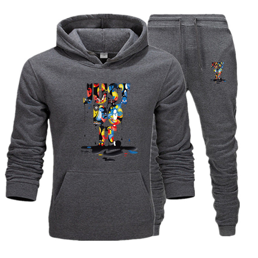 Damen Kapuzenpullover und Jogginghose Set Drune