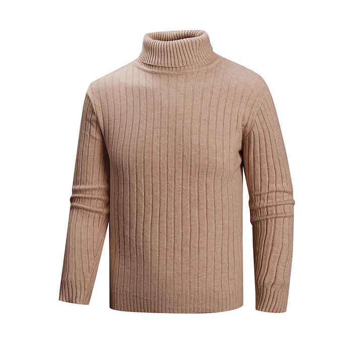 Herren Strickpullover mit Stehkragen Drune