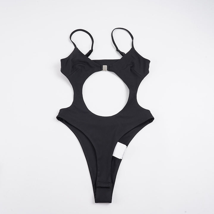 Damen Badeanzug mit einzigartigem Cut-Out-Design und verstellbaren Trägern Drune
