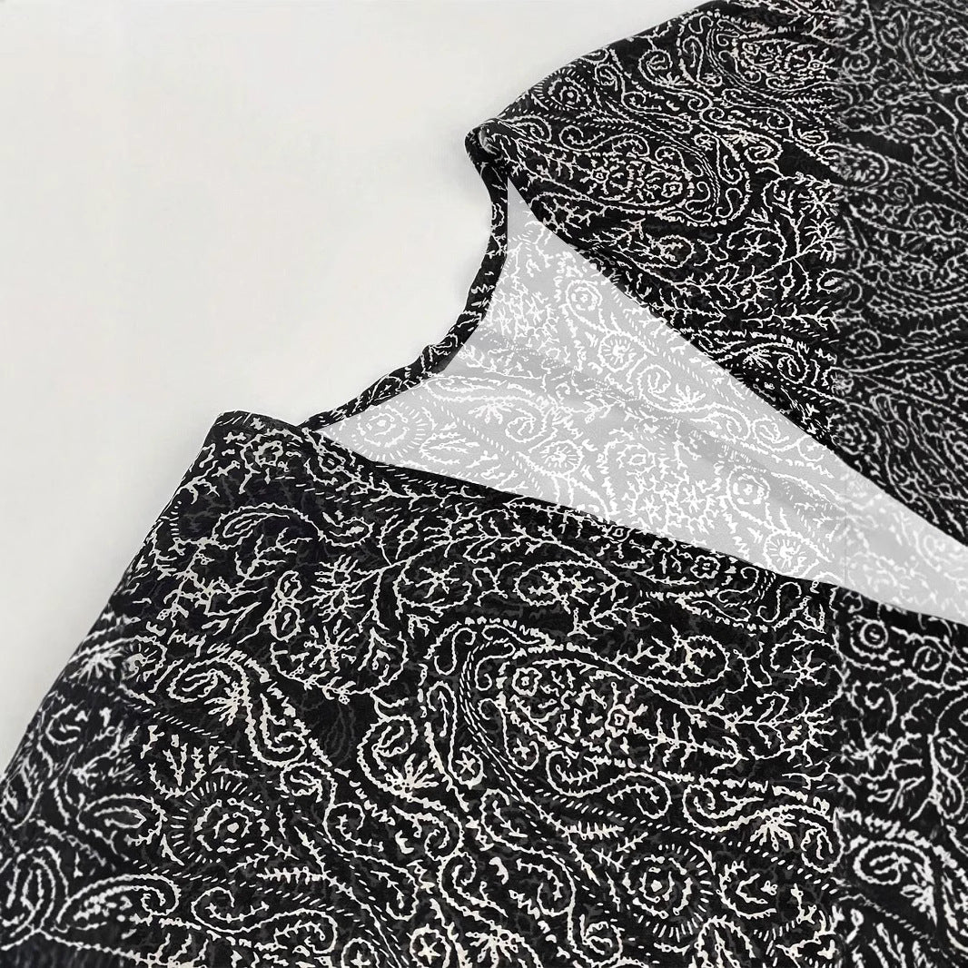 Damen Kimono-Jacke mit trendigem Muster und lockerem Schnitt Drune