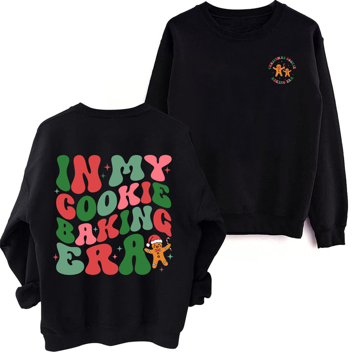 Damen lässiger Pullover mit weihnachtlichem Motiv Drune