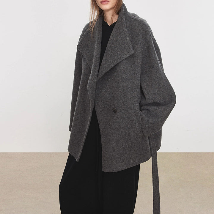 Damen oversized Wolljacke Drune