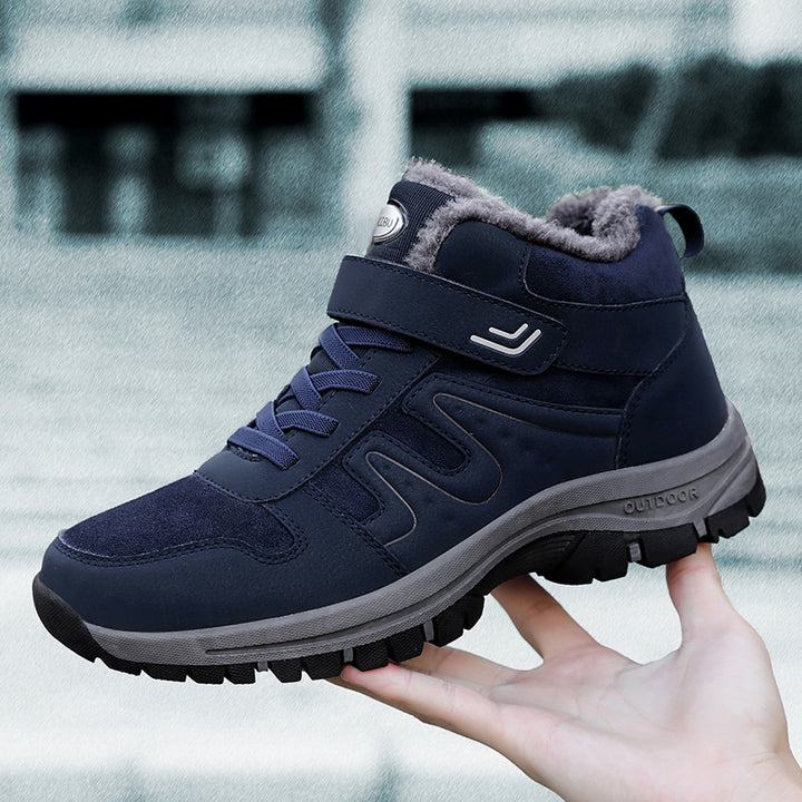 Damen Winterliche Trekkingstiefel mit rutschfester Sohle und isolierendem Futter Drune
