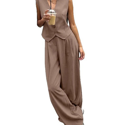 Damen lässiger Jumpsuit mit elegantem Blazer Drune