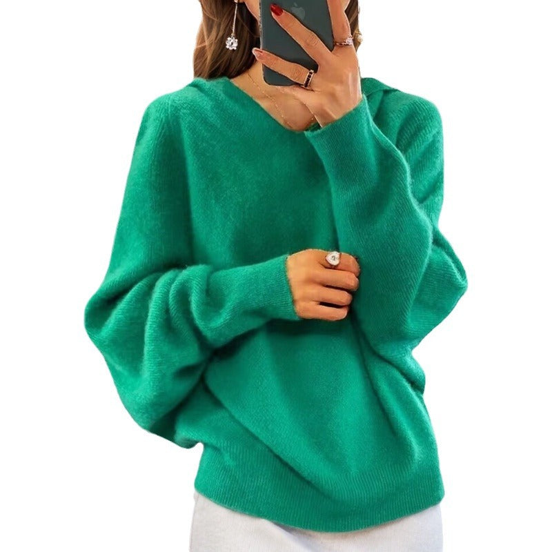 Damen gemütlicher Cashmere Pullover Drune