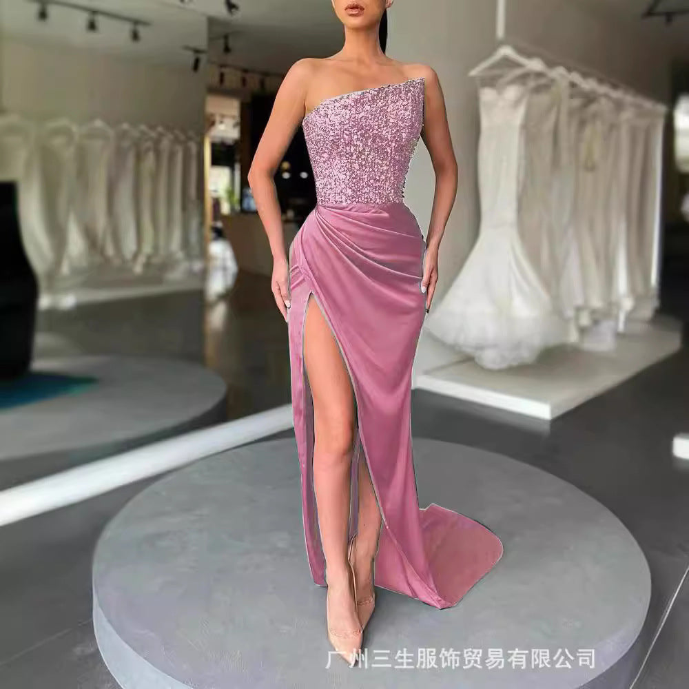 Drune | Elegantes mittellanges Abendkleid